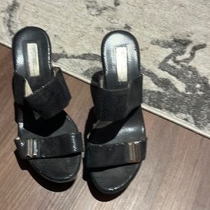 INC Black sandals
